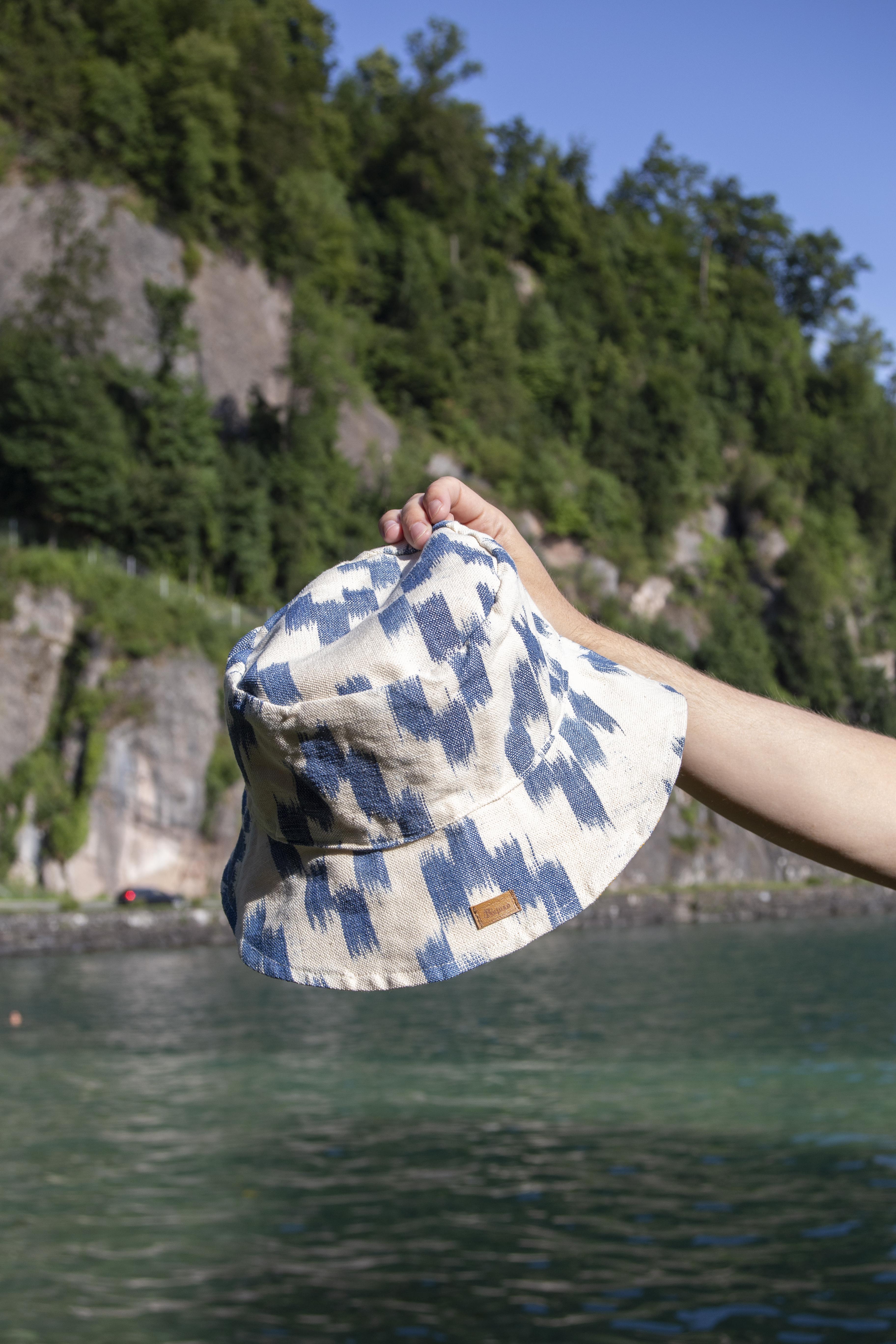 Lengua Bucket Hat Yellow/Blue