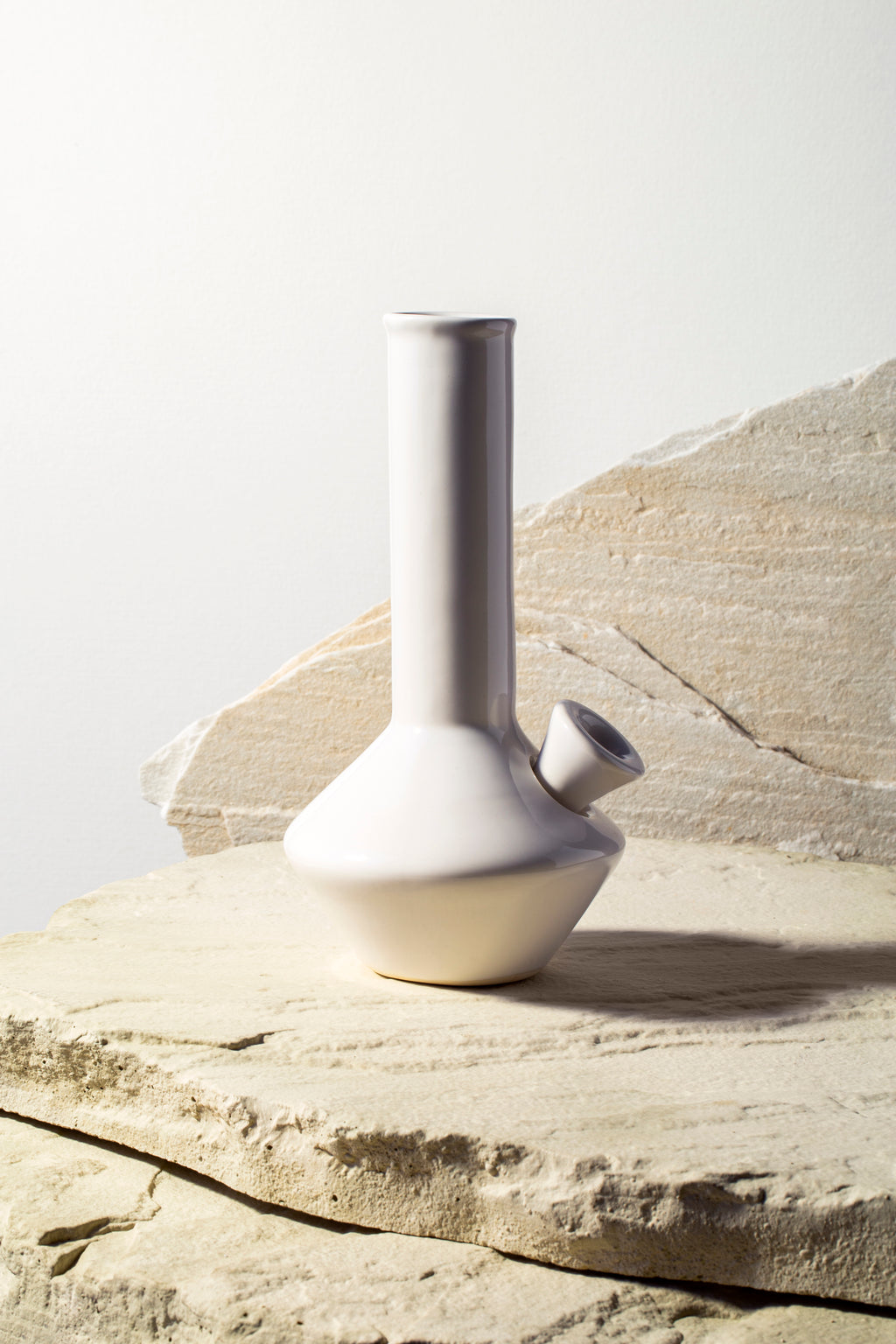 Pleasure Point Bong Glossy White