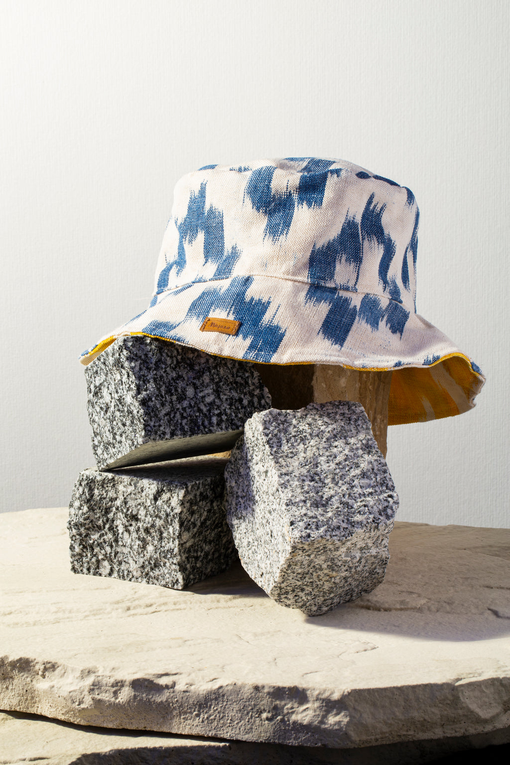 Lengua Bucket Hat Yellow/Blue