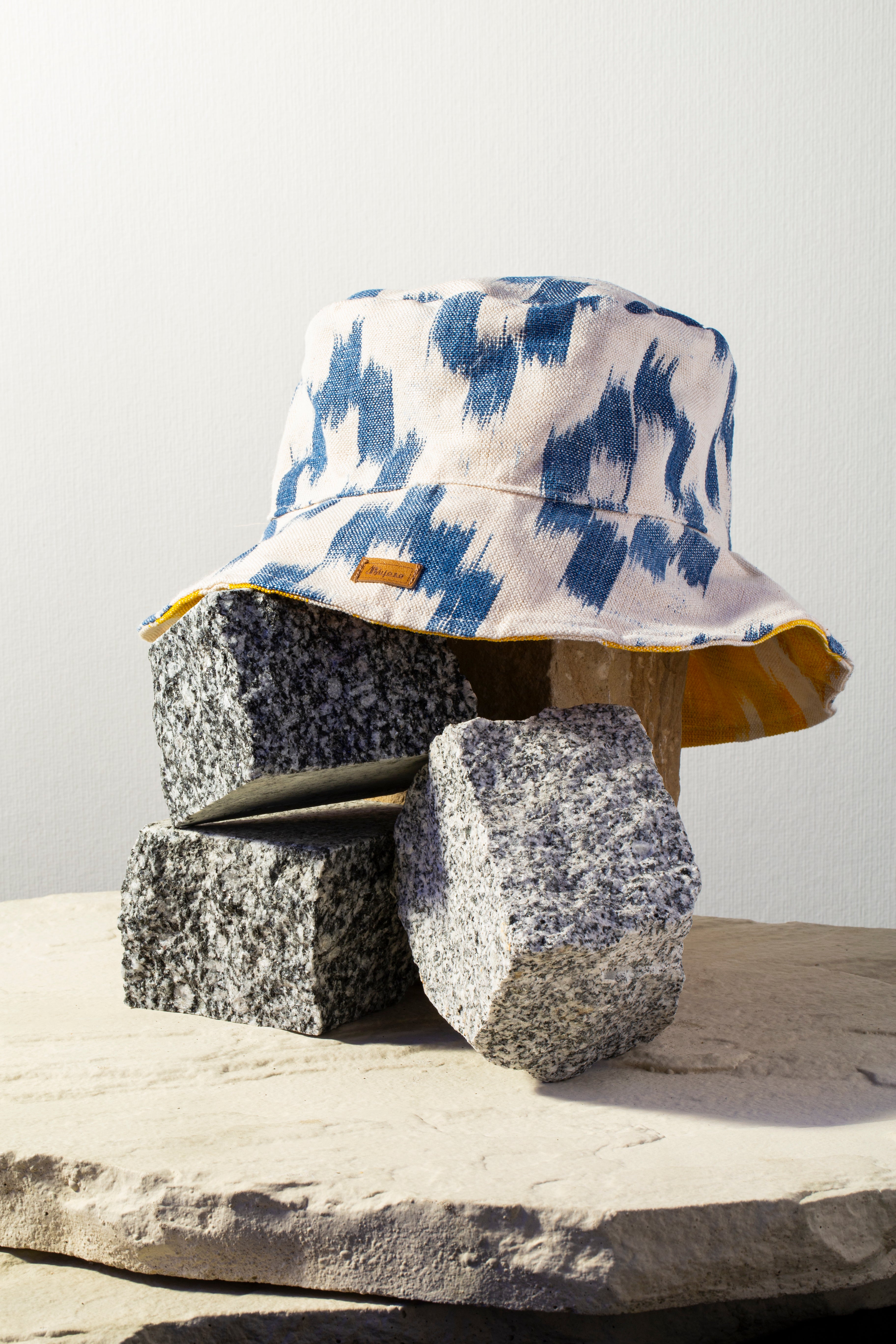 Lengua Bucket Hat Yellow/Blue
